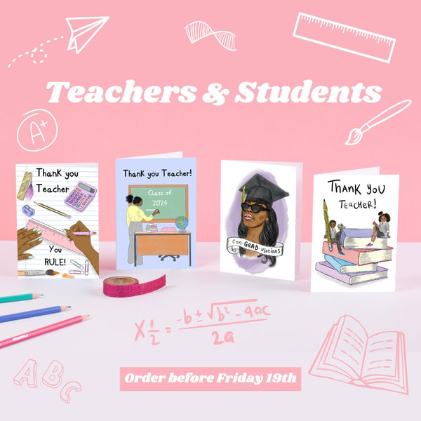 Graduation and student cards KitsCH Noir