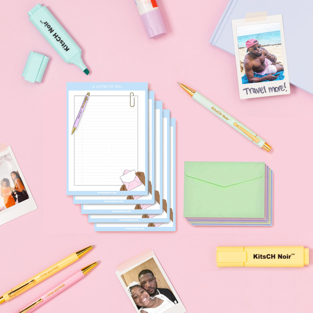 5 Mini Love Letters | Valentine's day letters | Black illustrations ...